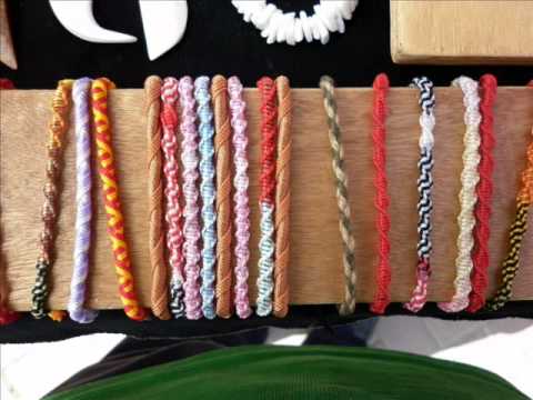 PULSERAS Y COLLARES EN HILO ENCERADO - YouTube