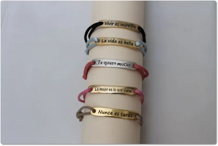 Pulseras con frases, Mensajes positivos | Blog de belleza y Trucos ... Pulseras con frases, Mensajes positivos | Blog de belleza y Trucos ...