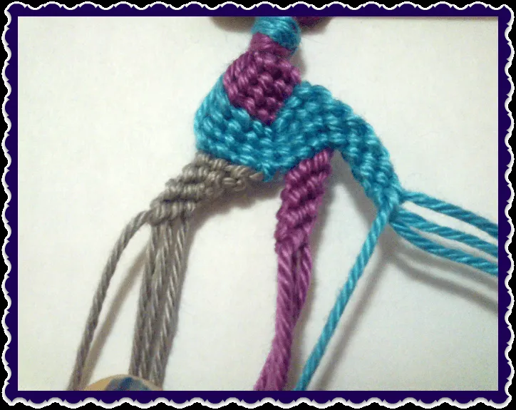 Pulseras de macramé