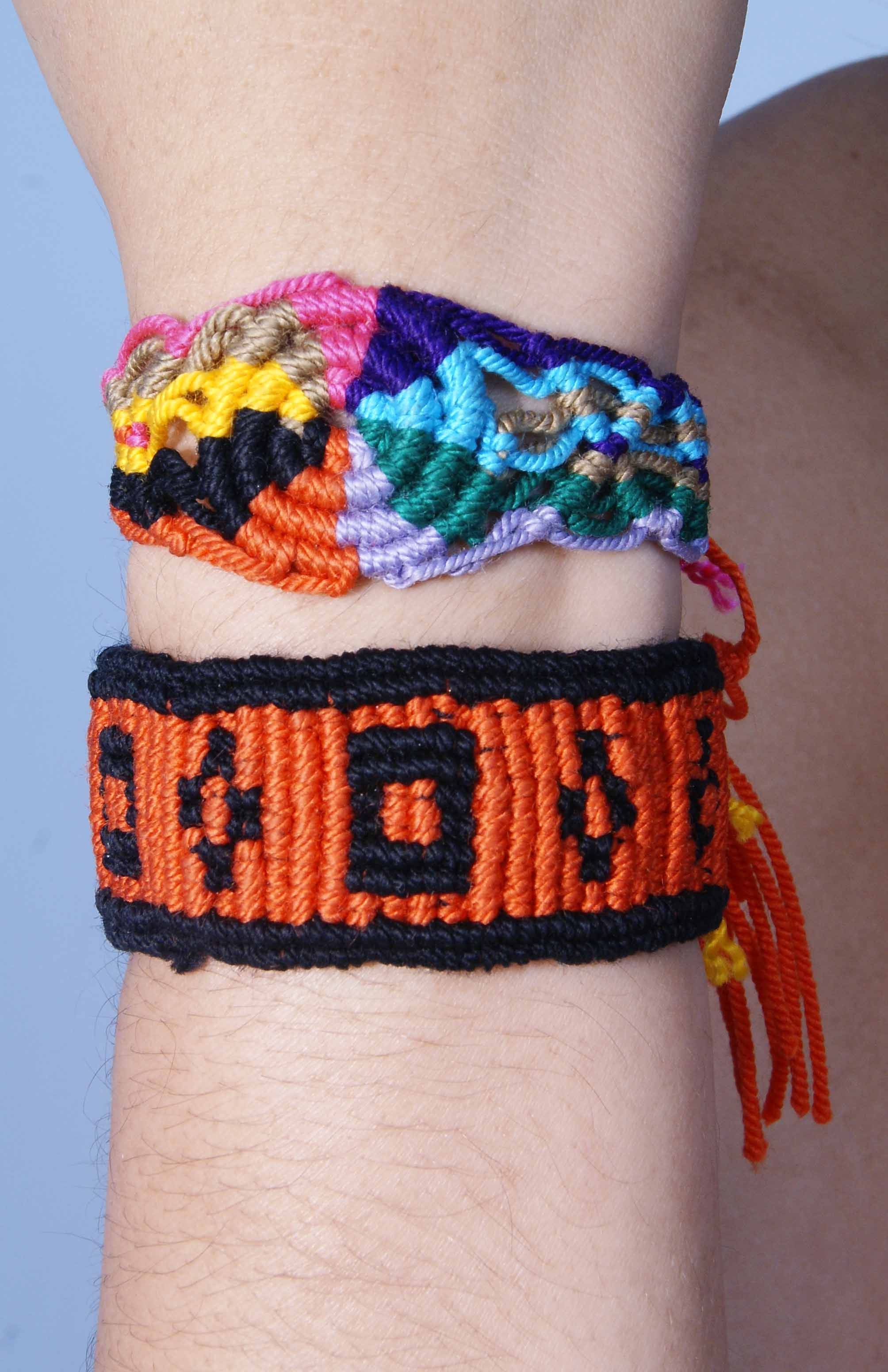 pulseras en macrame | macrame39