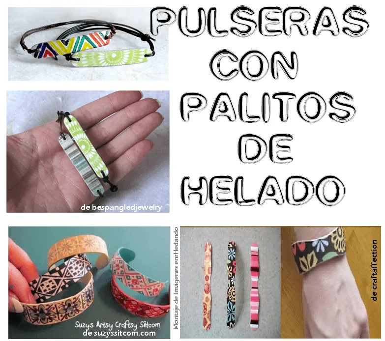 Como hacer Pulseras de Madera con Palitos de Helados <sub>Paso a ...