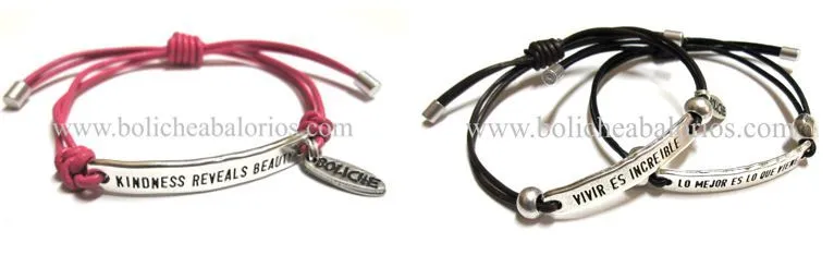 pulseras con mensajes Sara Carbonero - Blog de la Tienda Boliche ... pulseras con mensajes Sara Carbonero - Blog de la Tienda Boliche ...