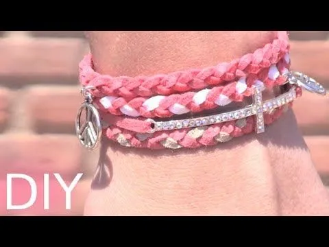 PULSERAS DE MODA "PASO A PASO" - YouTube