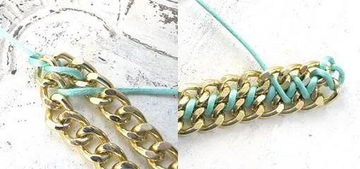 Pulserasdiy | Hacer pulseras con cadenas y cola de ratón Pulserasdiy | Hacer pulseras con cadenas y cola de ratón