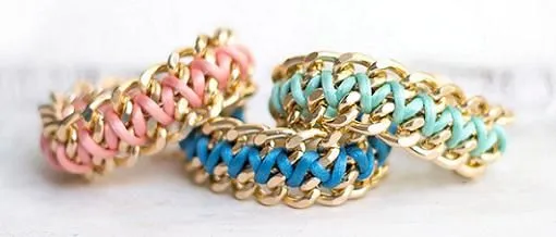 Pulserasdiy | Hacer pulseras con cadenas y cola de ratón