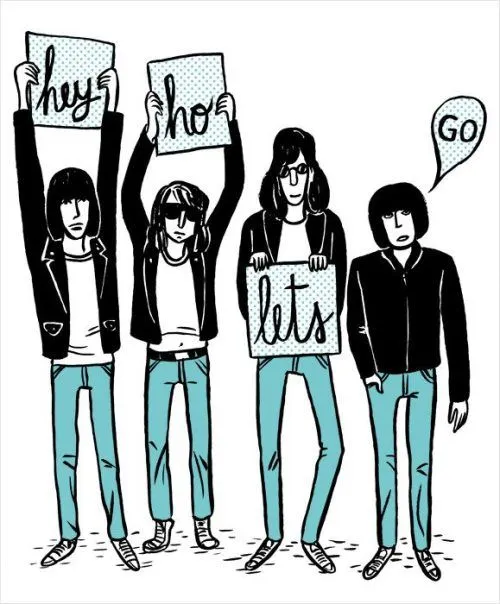 punk Joey Ramone ramones Punk Rock hey ho BLITZKRIEG BOP ...