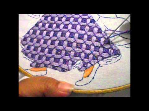 puntada fantasia vestido rapunzel - YouTube puntada fantasia vestido rapunzel - YouTube