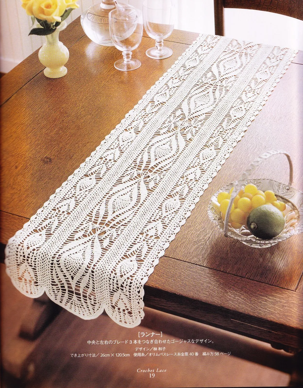 Patrones de caminos de mesa tejidos a crochet - Imagui Patrones de caminos de mesa tejidos a crochet - Imagui