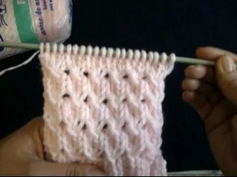 Puntadas con dos agujas paso a paso - Imagui