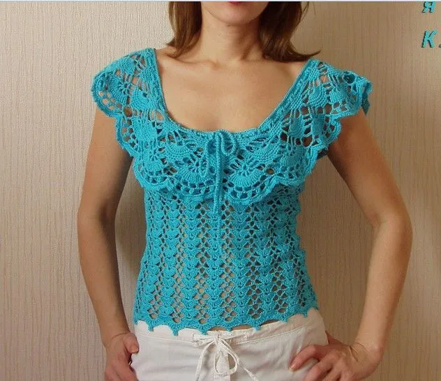 Puntos para blusas a crochet - Imagui