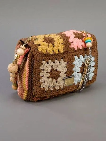 UNA TARDE DE PUNTADAS: BOLSAS TEJIDAS A CROCHET UNA TARDE DE PUNTADAS: BOLSAS TEJIDAS A CROCHET