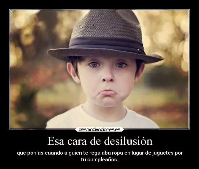 Puntadas de colores: Desilusión...