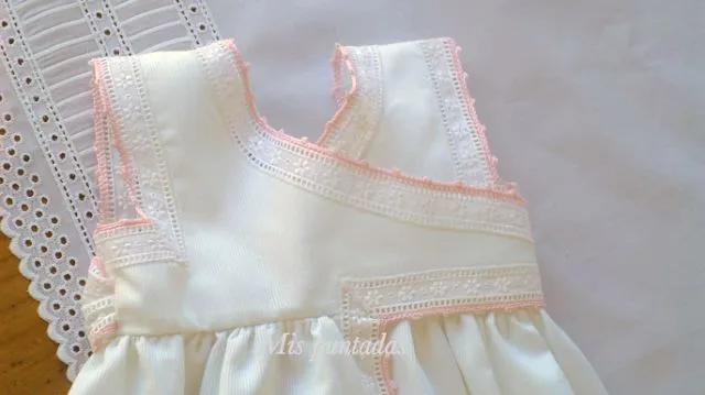 Mis puntadas: Faldones | Vestidos bebe | Pinterest