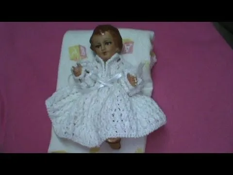 3 DE 5 COMO TEJER VESTIDO NIÑO DIOS 2DA. OPCION PUNTO OLAN ...