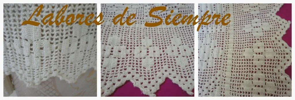 Puntillas de crochet para colchas - Imagui