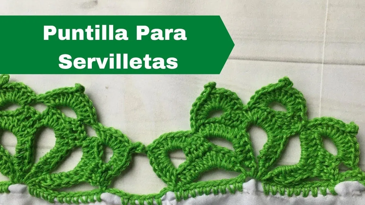 PUNTILLA #4 | ORILLAS PARA SERVILLETAS DE UNA SOLA VUELTA | PUNTILLAS CROCHET - YouTube PUNTILLA #4 | ORILLAS PARA SERVILLETAS DE UNA SOLA VUELTA | PUNTILLAS CROCHET - YouTube