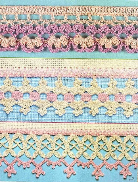 Puntillas a crochet picasa - Imagui