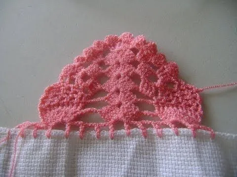 PUNTILLA EN CROCHET PARA UVAS,FRESAS O PIÑAS, CORAZON - YouTube