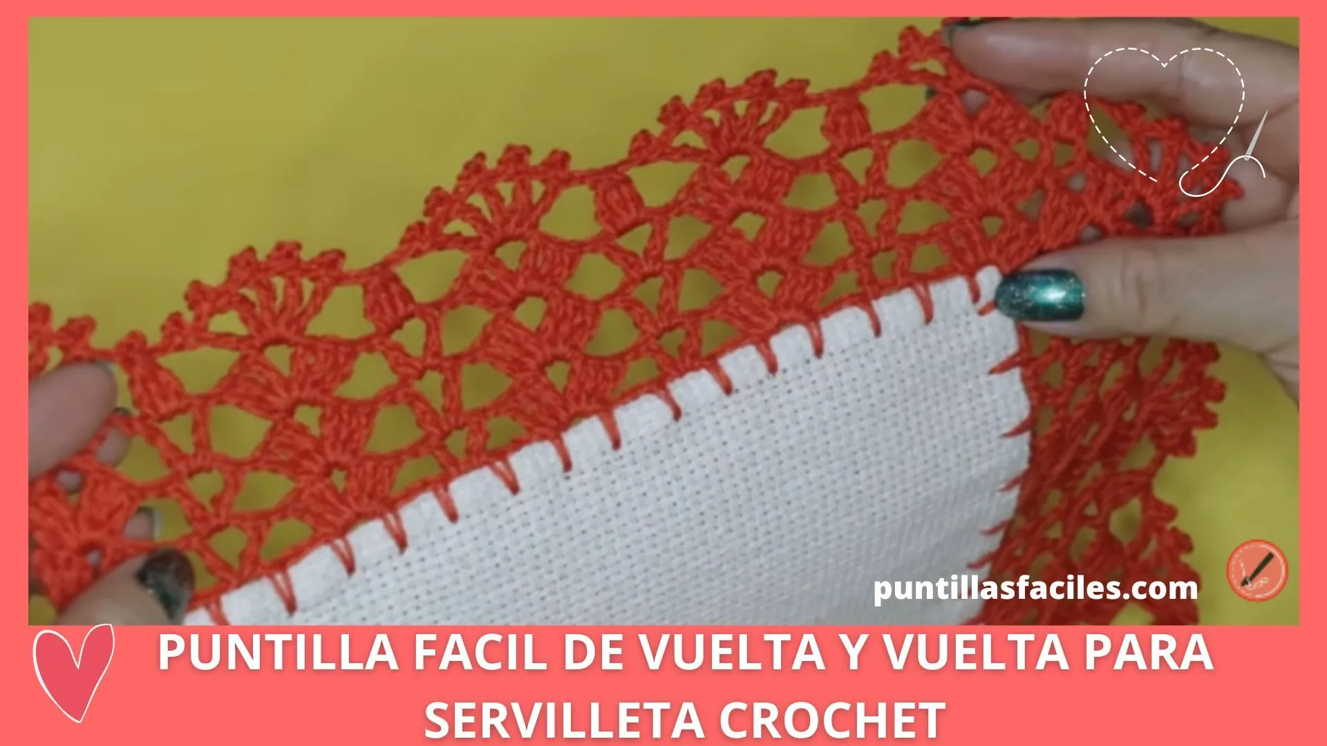 Puntilla fácil de vuelta y vuelta para servilleta tejida a crochet - Puntillas fáciles Puntilla fácil de vuelta y vuelta para servilleta tejida a crochet - Puntillas fáciles