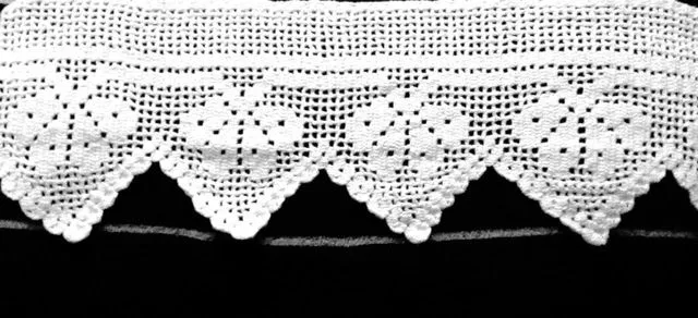 Puntilla de ganchillo para toallas ~ vero4casa