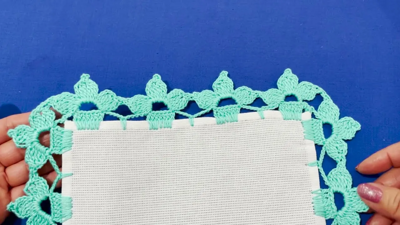PUNTILLA DE UNA SOLA VUELTA FLORES PUNTILLA 277 CROCHET - YouTube PUNTILLA DE UNA SOLA VUELTA FLORES PUNTILLA 277 CROCHET - YouTube
