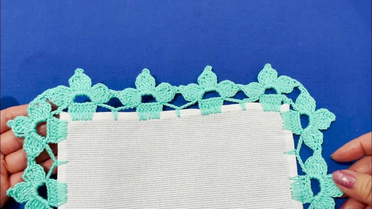 PUNTILLA DE UNA SOLA VUELTA FLORES PUNTILLA 277 CROCHET - YouTube PUNTILLA DE UNA SOLA VUELTA FLORES PUNTILLA 277 CROCHET - YouTube