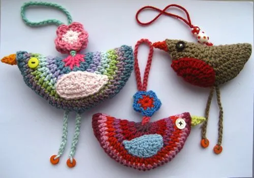 De Puntillas: Pajaritos al crochet