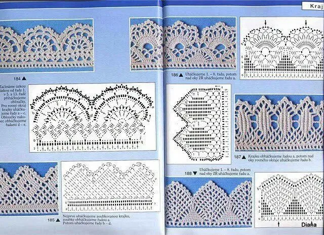 Puntillas ganchillo | CROCHET EDGING & BORDES | Pinterest | Ganchillo