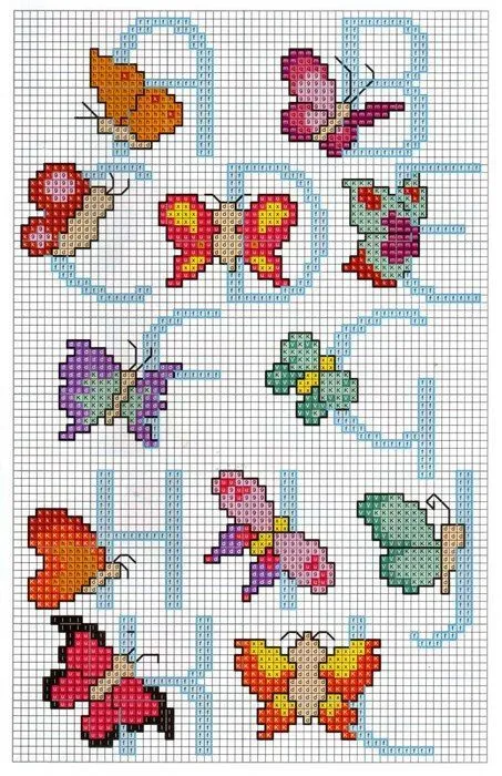 Punto de X - Abecedarios... on Pinterest | Cross Stitch Alphabet ...