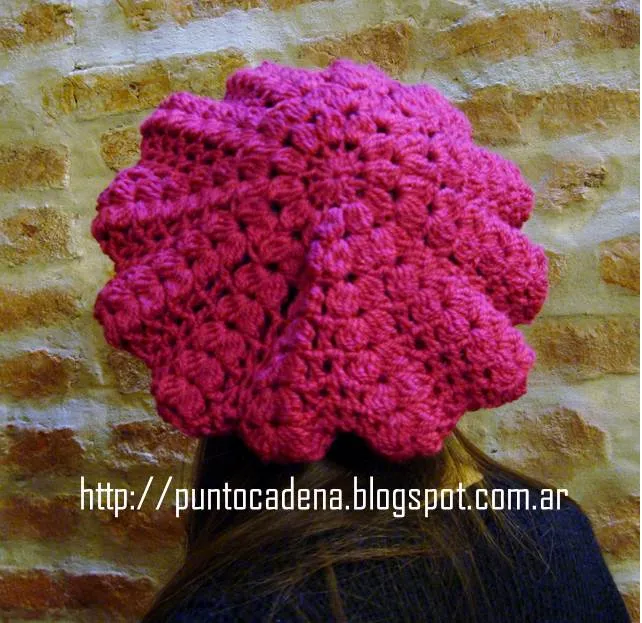 Punto Cadena Tejidos: Boinas a crochet Punto Cadena Tejidos: Boinas a crochet