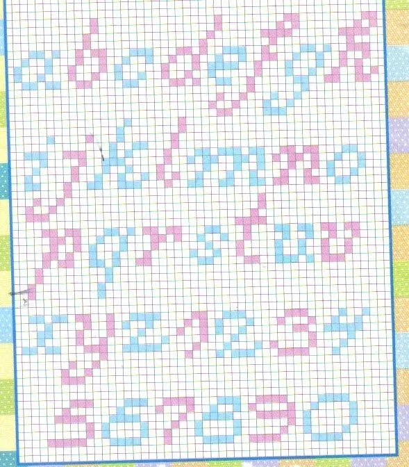 Ideas Sueltas: Letras en punto cruz!!! | Letras bordadas o no ... Ideas Sueltas: Letras en punto cruz!!! | Letras bordadas o no ...
