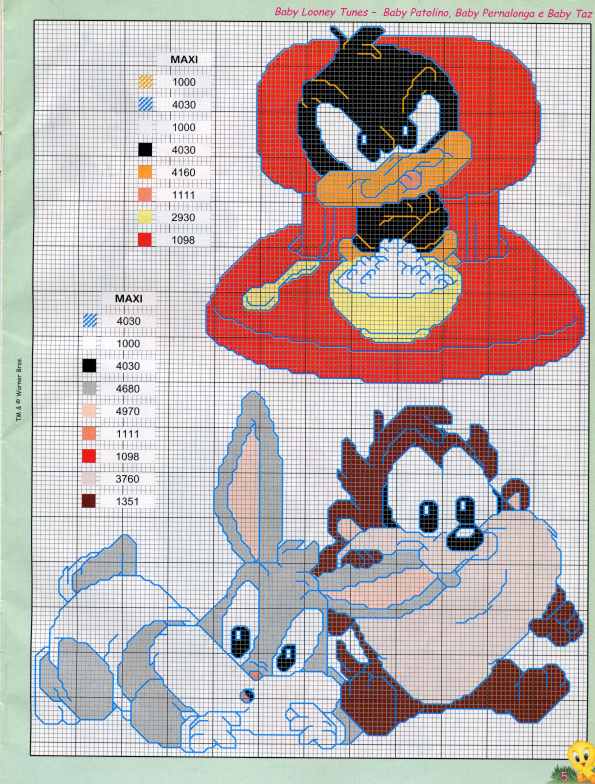PUNTO DE CRUZ: Baby Looney Tunes « Variasmanualidades's Blog PUNTO DE CRUZ: Baby Looney Tunes « Variasmanualidades's Blog
