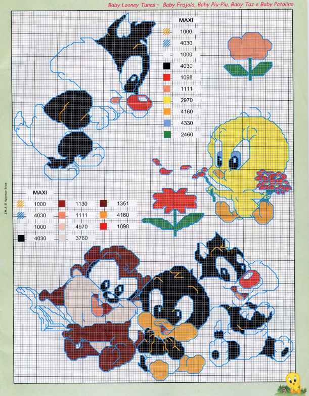 PUNTO DE CRUZ: Baby Looney Tunes « Variasmanualidades's Blog PUNTO DE CRUZ: Baby Looney Tunes « Variasmanualidades's Blog