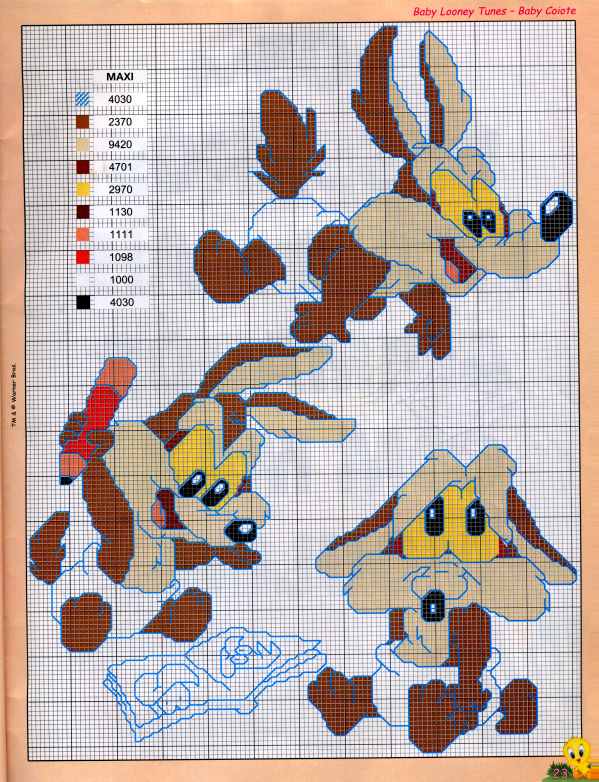 PUNTO DE CRUZ: Baby Looney Tunes « Variasmanualidades's Blog