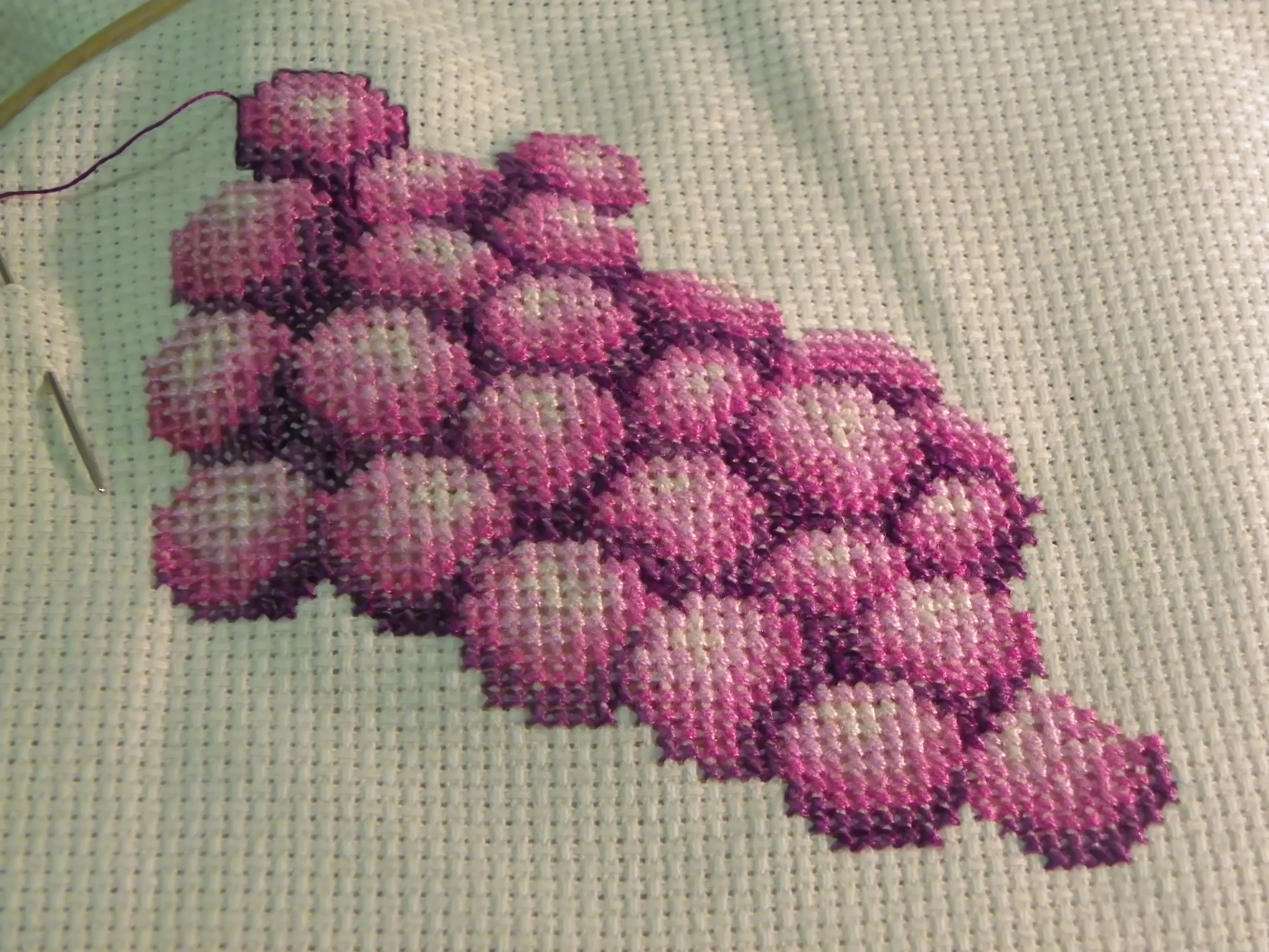 punto de cruz | Blue jellybeans
