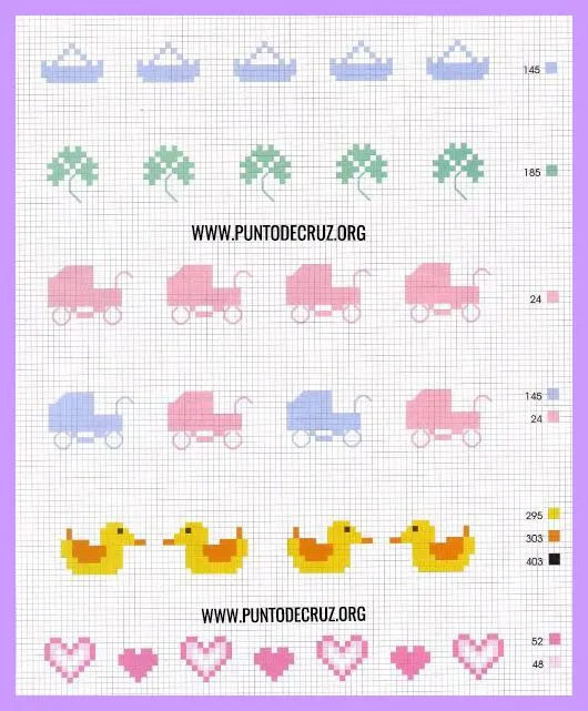 ▷ PUNTO DE CRUZ: CENEFAS INFANTILES ¡Mejores gráficos! ▷ PUNTO DE CRUZ: CENEFAS INFANTILES ¡Mejores gráficos!