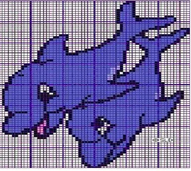 Punto de cruz delfines patrones - Imagui