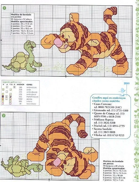 baberos punto de cruz disney | Aprender manualidades es facilisimo.