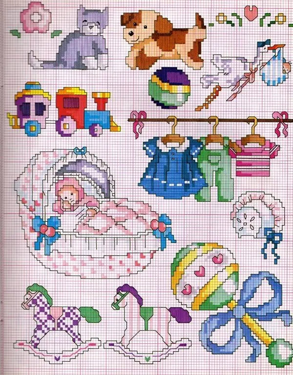 punto de cruz especial canastilla bebé | Tu Punto de Cruz punto de cruz especial canastilla bebé | Tu Punto de Cruz