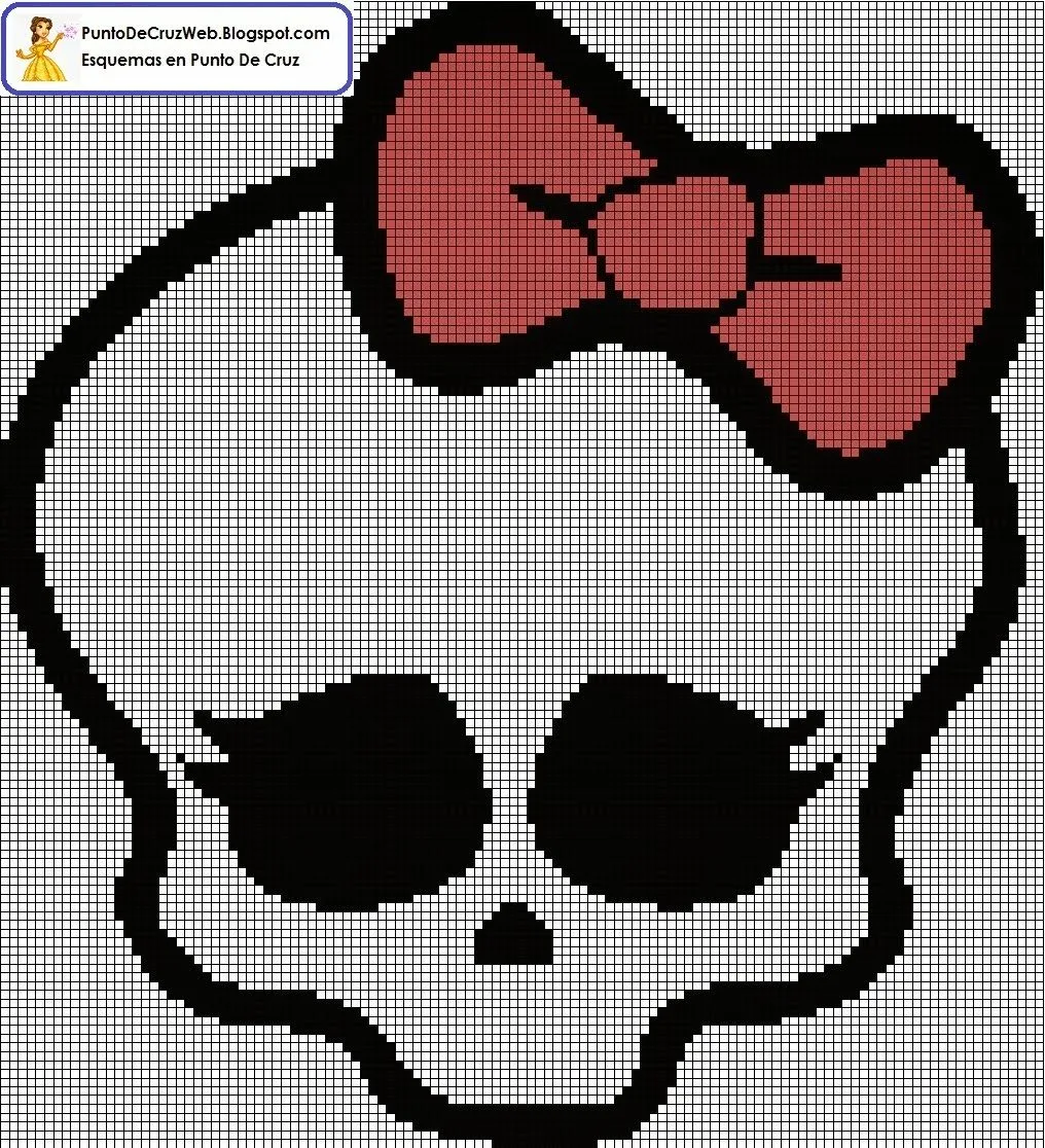 Punto De Cruz: Esquema Calavera De Las Monster High Punto De Cruz: Esquema Calavera De Las Monster High