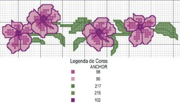 Las chorradikas de Laury: Patrones flores punto de cruz Las chorradikas de Laury: Patrones flores punto de cruz