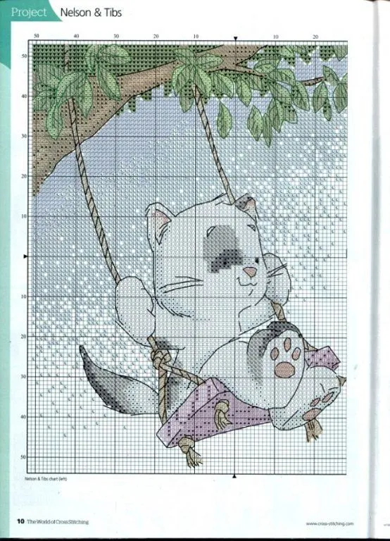 punto cruz gatos (5) | Aprender manualidades es facilisimo.com punto cruz gatos (5) | Aprender manualidades es facilisimo.com