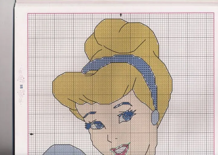 Punto de Cruz GRATIS: Cenicienta Princesas Disney Punto de Cruz GRATIS: Cenicienta Princesas Disney