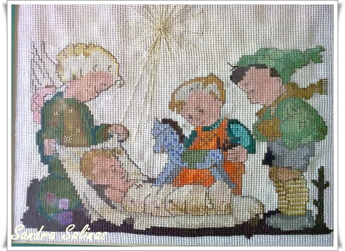 PUNTO DE CRUZ... MI HOBBY: NACIMIENTO