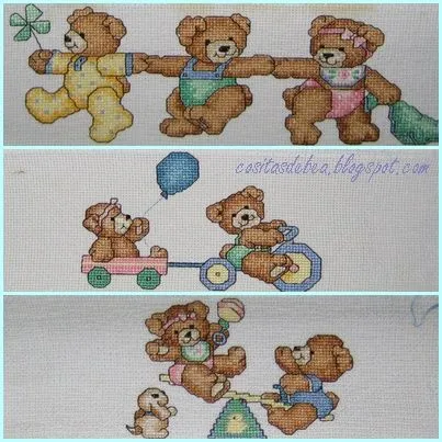 Punto de cruz cenefas infantiles gratis - Imagui