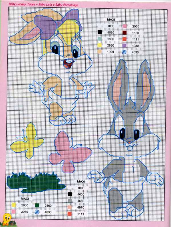 PUNTO DE CRUZ: Baby Looney Tunes « Variasmanualidades's Blog PUNTO DE CRUZ: Baby Looney Tunes « Variasmanualidades's Blog