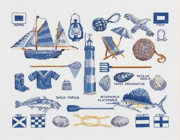 Punto de cruz marinero. | Punto de cruz | Pinterest Punto de cruz marinero. | Punto de cruz | Pinterest