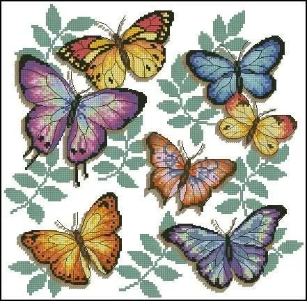 punto en cruz de mariposas on Pinterest | Punto De Cruz, Punto ... punto en cruz de mariposas on Pinterest | Punto De Cruz, Punto ...