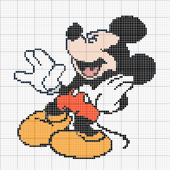 Punto de cruz de Mickey Mouse gratis - Imagui Punto de cruz de Mickey Mouse gratis - Imagui
