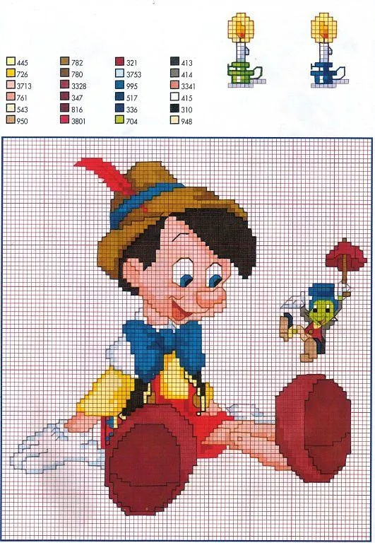 Disney en punto cruz – Parte II - Guía de MANUALIDADES Disney en punto cruz – Parte II - Guía de MANUALIDADES